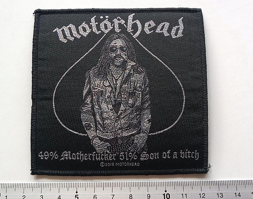 Motorhead 49% motherfucker 51% son of a bitch patch 183, Verzenden, Nieuw, Kleding