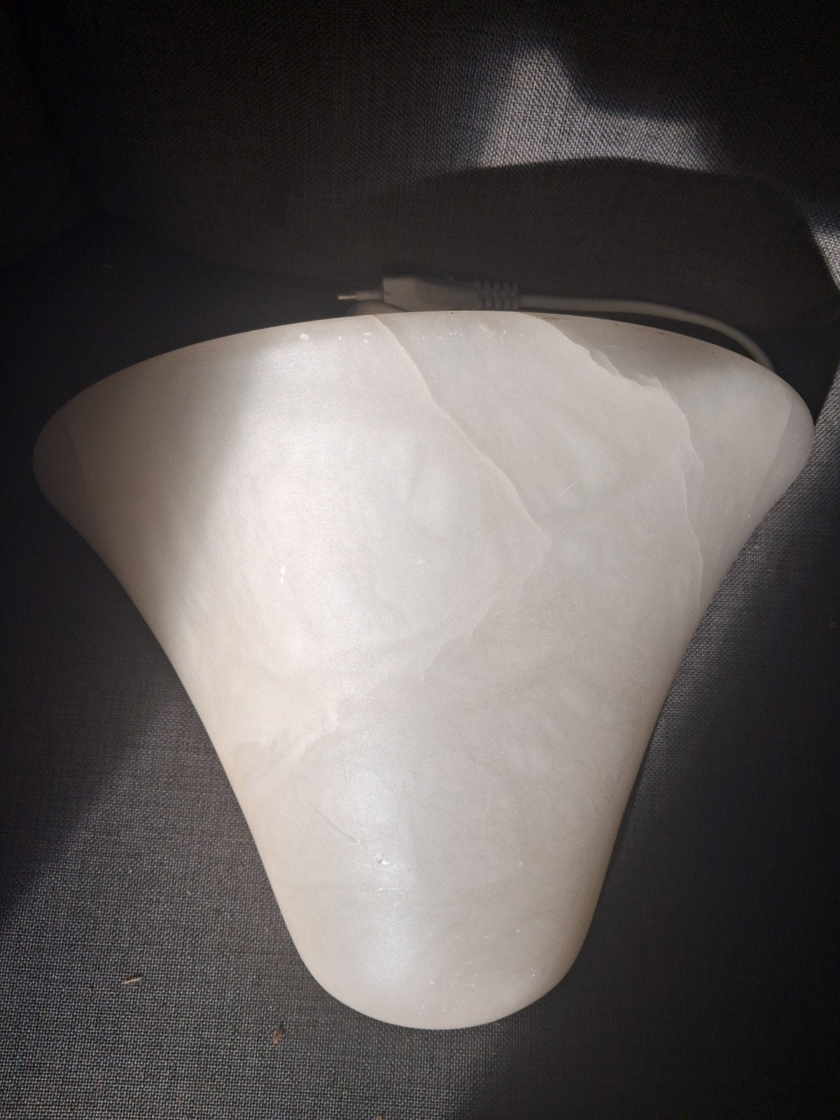 Albast wandlamp.Uplight., Ophalen of Verzenden, Zo goed als nieuw