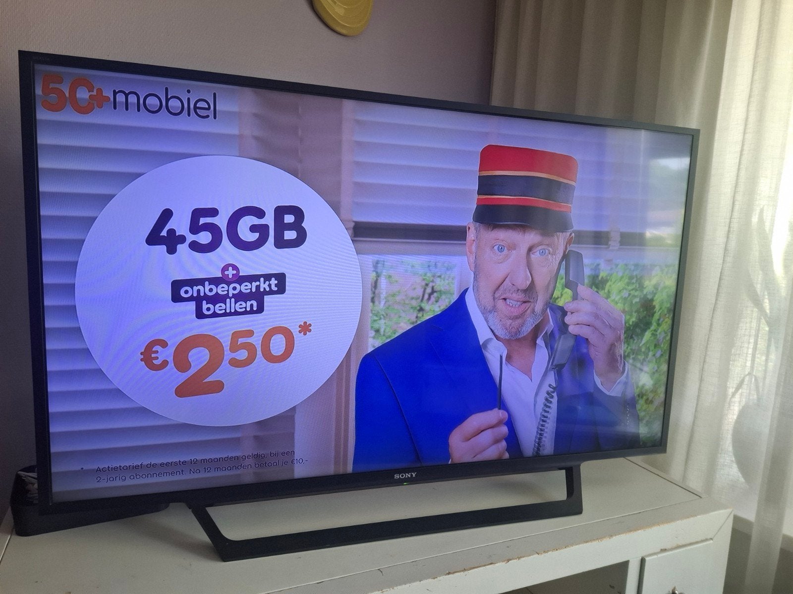 Sony tv 48 inch, Audio, Tv en Foto, Televisies, Ophalen of Verzenden, 100 cm of meer, 50 Hz, Sony