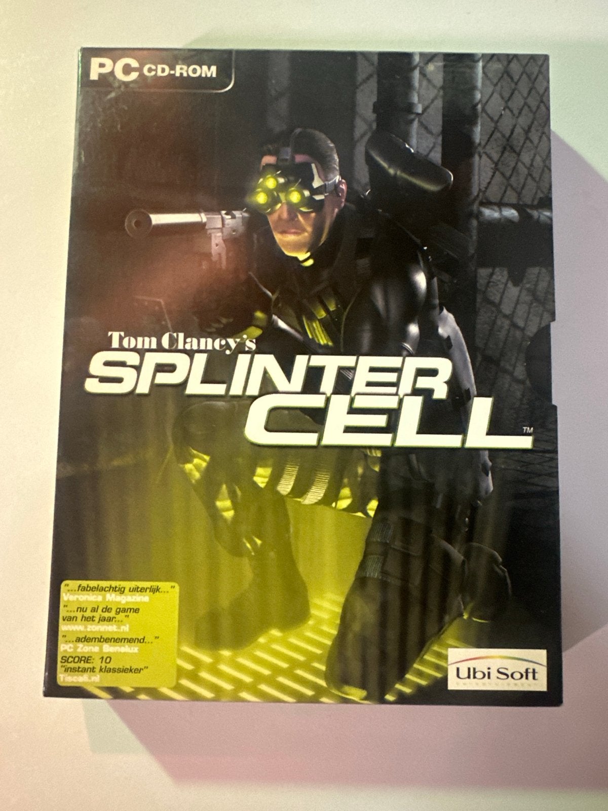 Tom Clancy's Splinter Cell PC CD-ROM - Stealth Actie Game, Avontuur en Actie, Gebruikt, 1 speler, Ophalen of Verzenden
