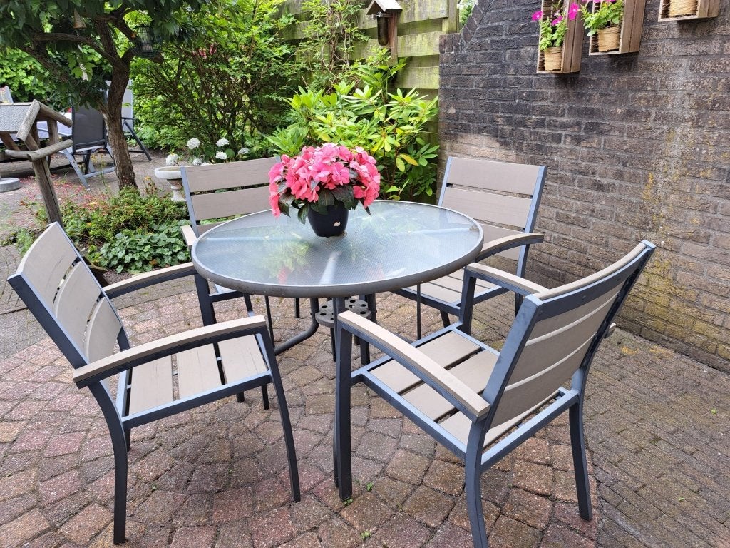tuinset, Ophalen, 4 zitplaatsen, Gebruikt, Tuinset