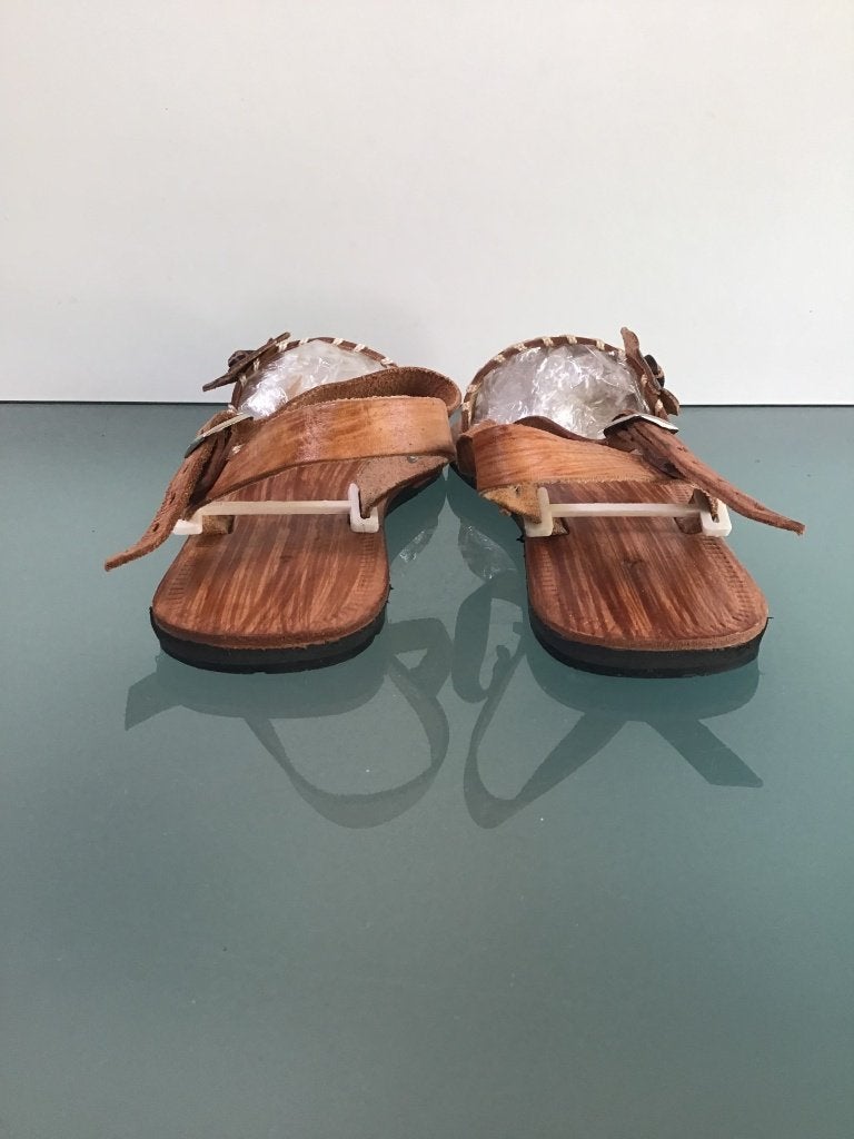 Bruine sandalen 38 | Leer | Boho | Gratis verzenden, Bruin, Verzenden, Nieuw, Sandalen of Muiltjes