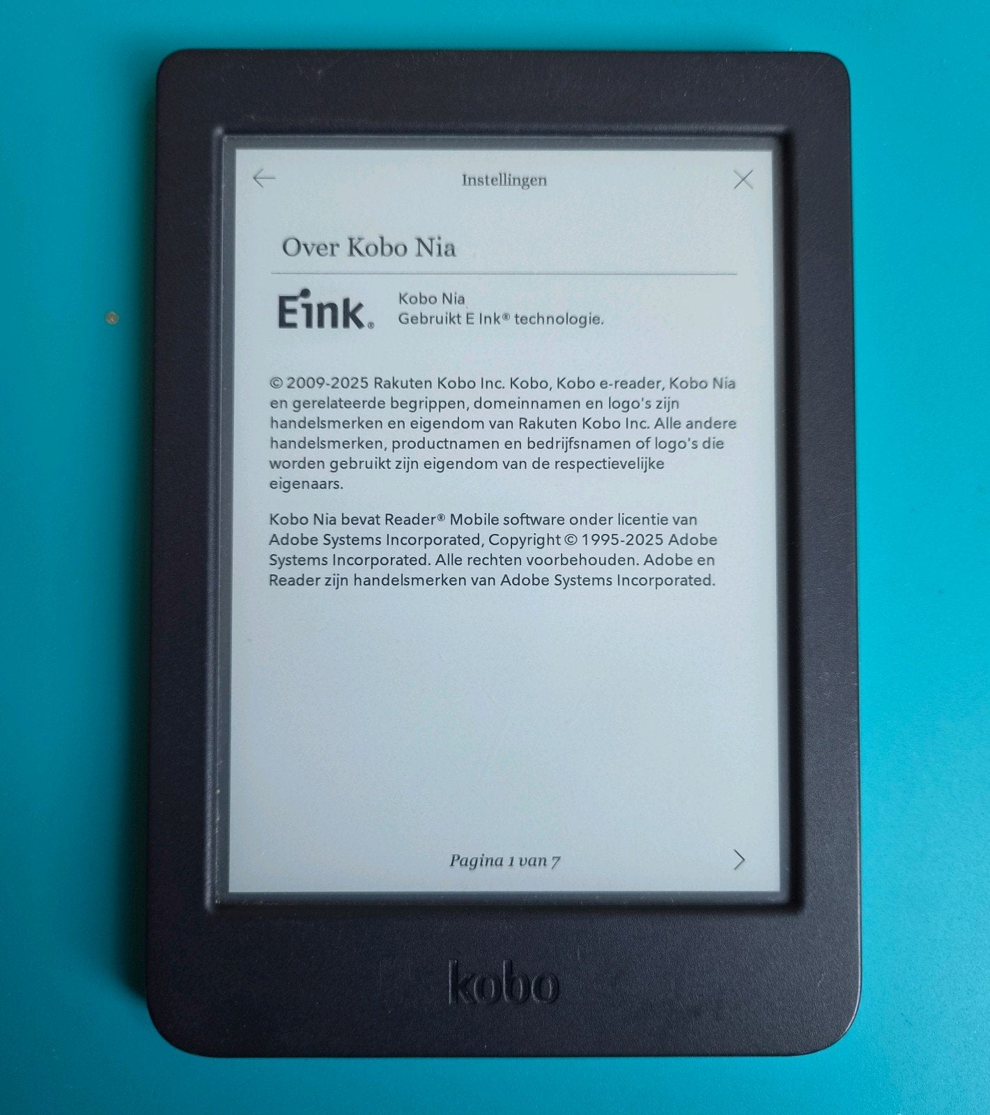 Kobo Nia ereader, Computers en Software, E-readers, Gebruikt, 6 inch of minder, Wi-Fi, Rakuten Kobo