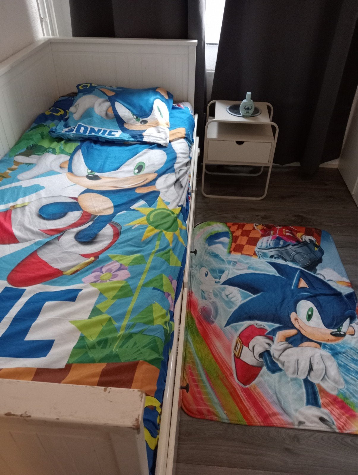 sonic  the Hedgehog slaapkamer spullen,ophalen, Ophalen of Verzenden, 180 cm of meer, 70 tot 85 cm