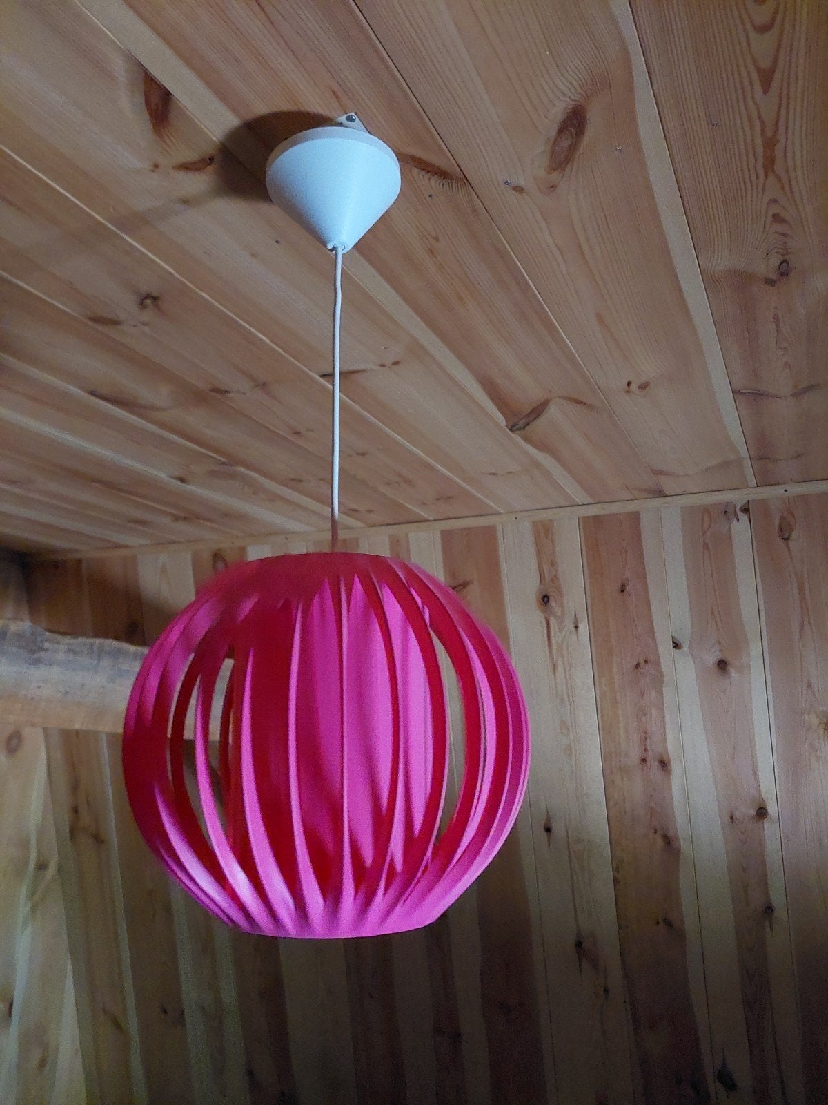 Leuke roze lamp voor kinderkamer, Ophalen, Kunststof, Gebruikt, Modern, Speels