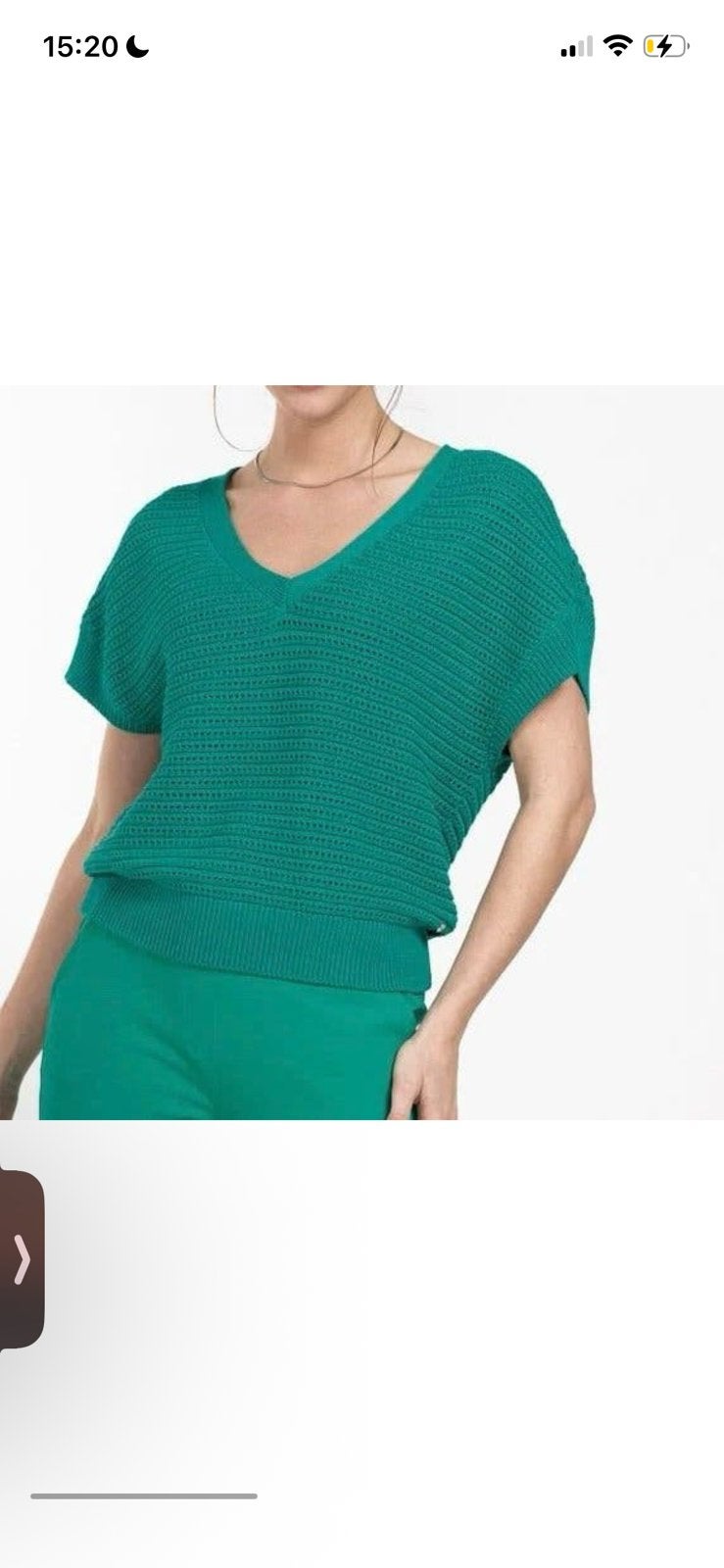 Studio Anneloes Chiara chrochet emerald dames zomer mt L, Studio Anneloes, Ophalen of Verzenden, Zo goed als nieuw, Maat 42/44 (L)
