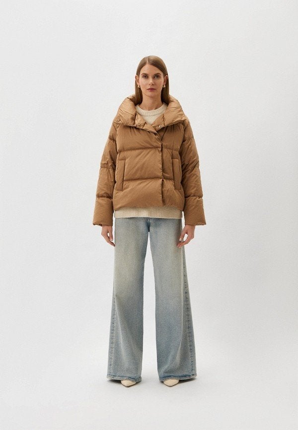NIEUWSTAAT! Max Mara Ragno gewatteerde winterjas camel 34, Kleding | Dames, Bruin, Verzenden, Zo goed als nieuw, Maat 34 (XS) of kleiner