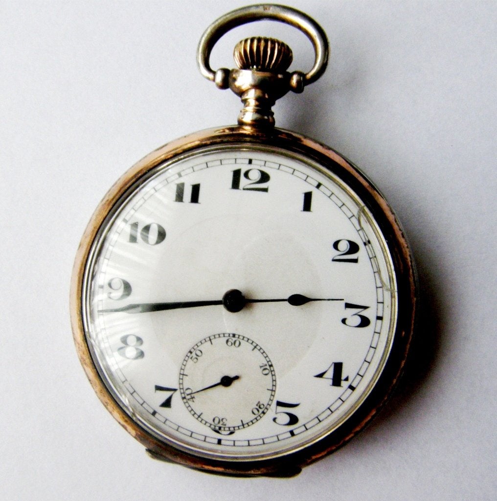 Alpina Zwitsers Heren zakhorloge horloge 1900-1930, Ophalen