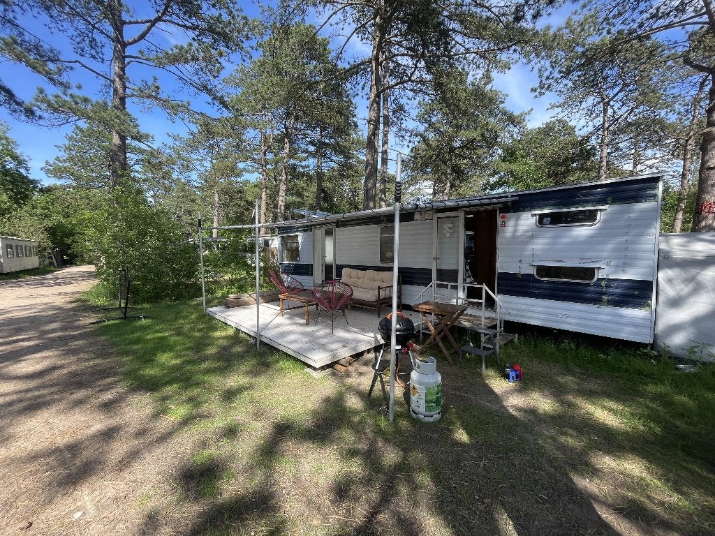Sfeervolle stacaravan te huur Camping Bakkum