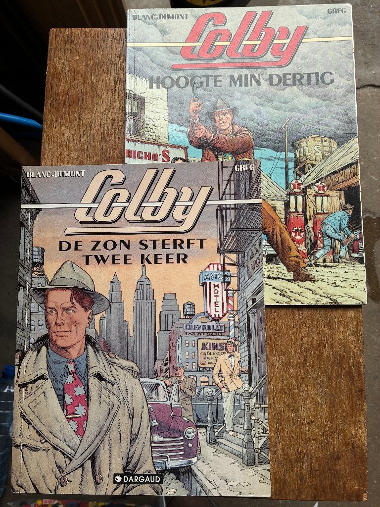 LOSSE VERKOOP ; Colby deel 1 & 2, Meerdere stripboeken, Ophalen of Verzenden, Zo goed als nieuw, Greg & Blanc DuMont