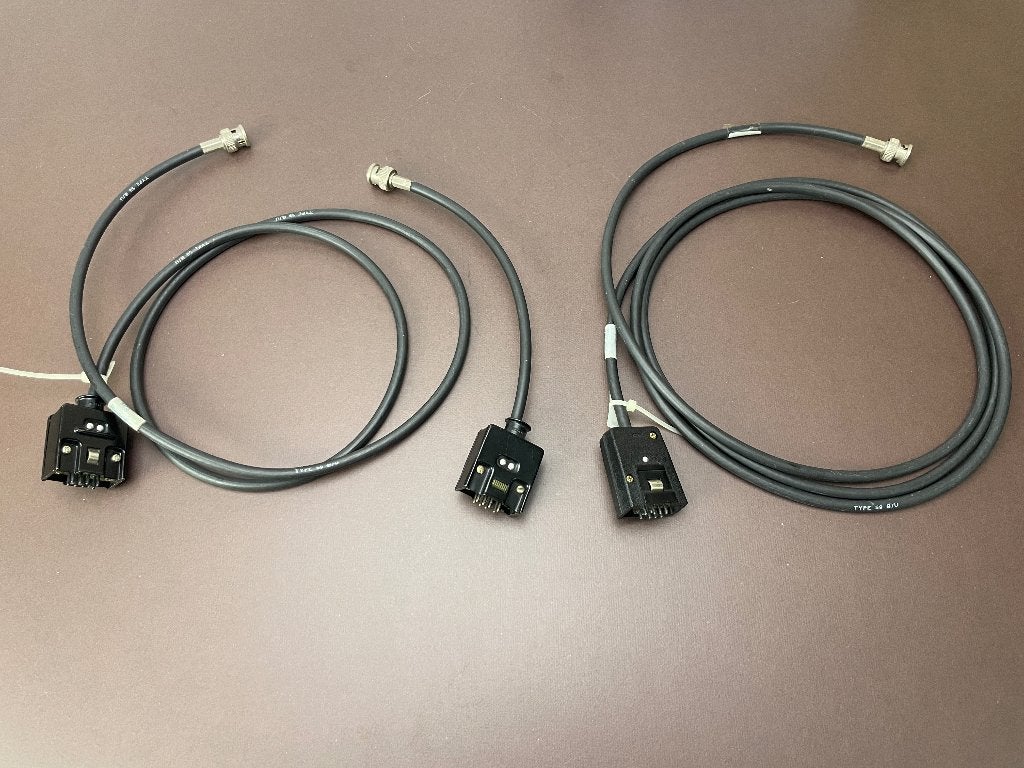3x 8 pin EIAJ naar BNC vintage broadcast monitor cable kabel, Audio, Tv en Foto, Audiokabels en Televisiekabels, Gebruikt, Coaxiale kabel