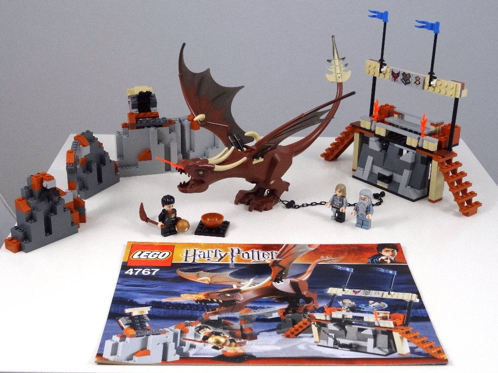 Lego 4767 Harry and the Hungarian Horntail – Harry Potter, Gebruikt, Lego, Harry Potter, Ophalen of Verzenden