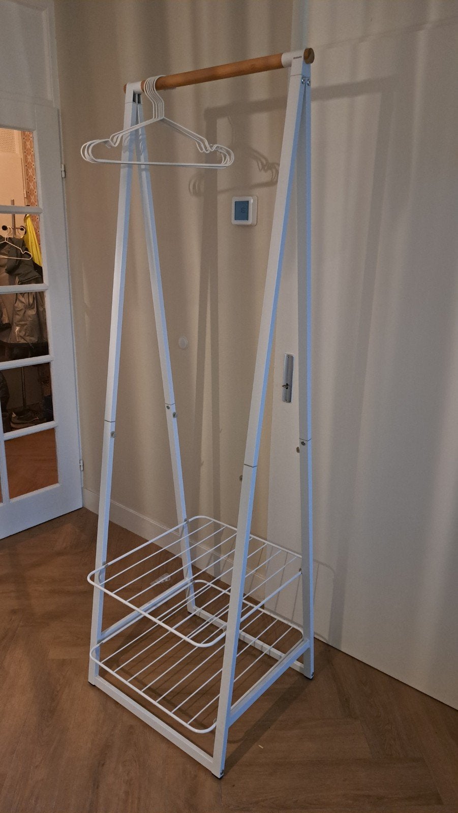 Brabantia Linn kapstok of kledingrek Large, Zo goed als nieuw, Metaal, 150 tot 200 cm, Ophalen