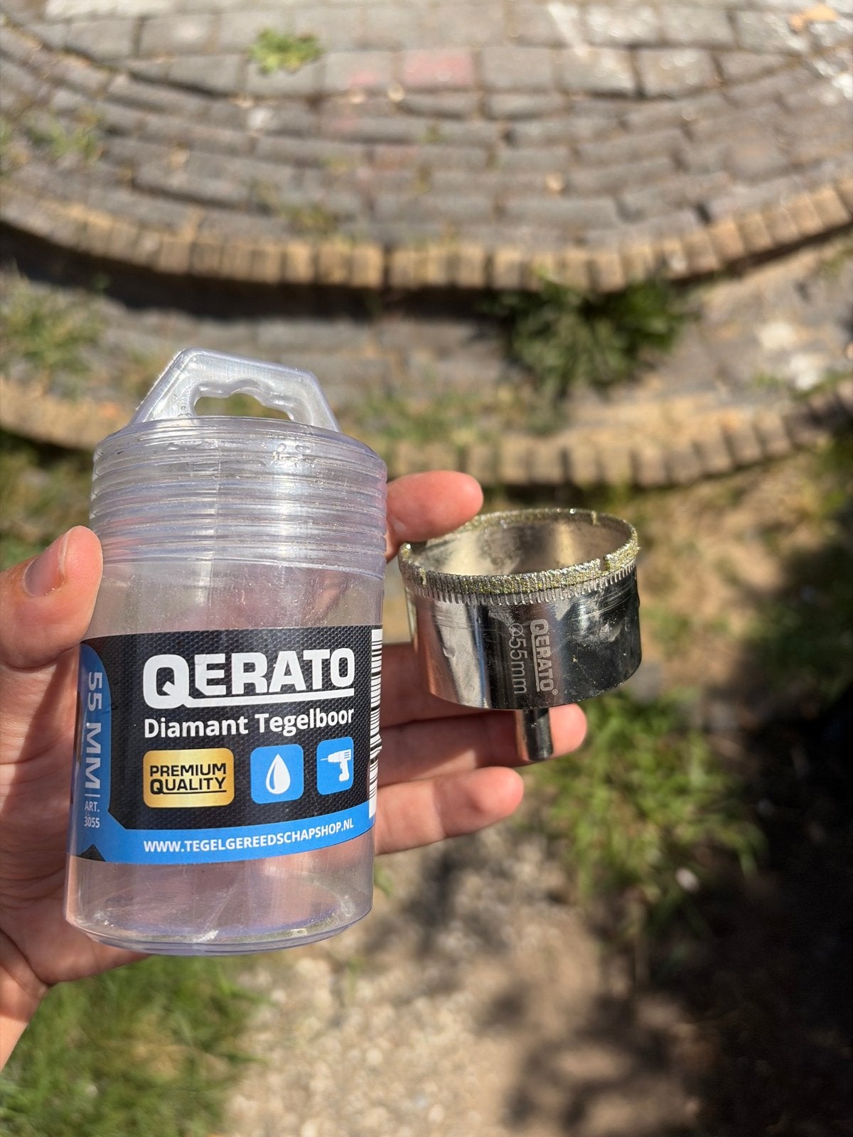 Qerato Diamant Tegelboor 55mm - Premium Kwaliteit, Doe-het-zelf en Verbouw, Ophalen, Nieuw, Overige typen