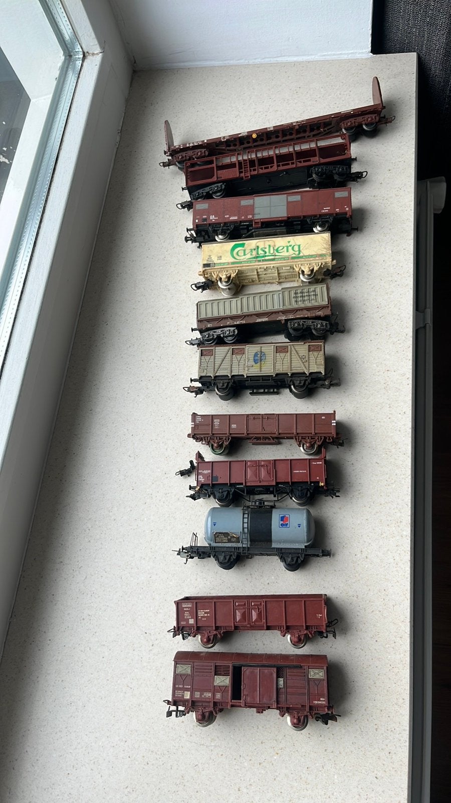 9x Lima en 2xJouef ho verschillende wagens.zie omschrijving, Hobby en Vrije tijd, Gebruikt, Gelijkstroom, Wagon, Ophalen of Verzenden