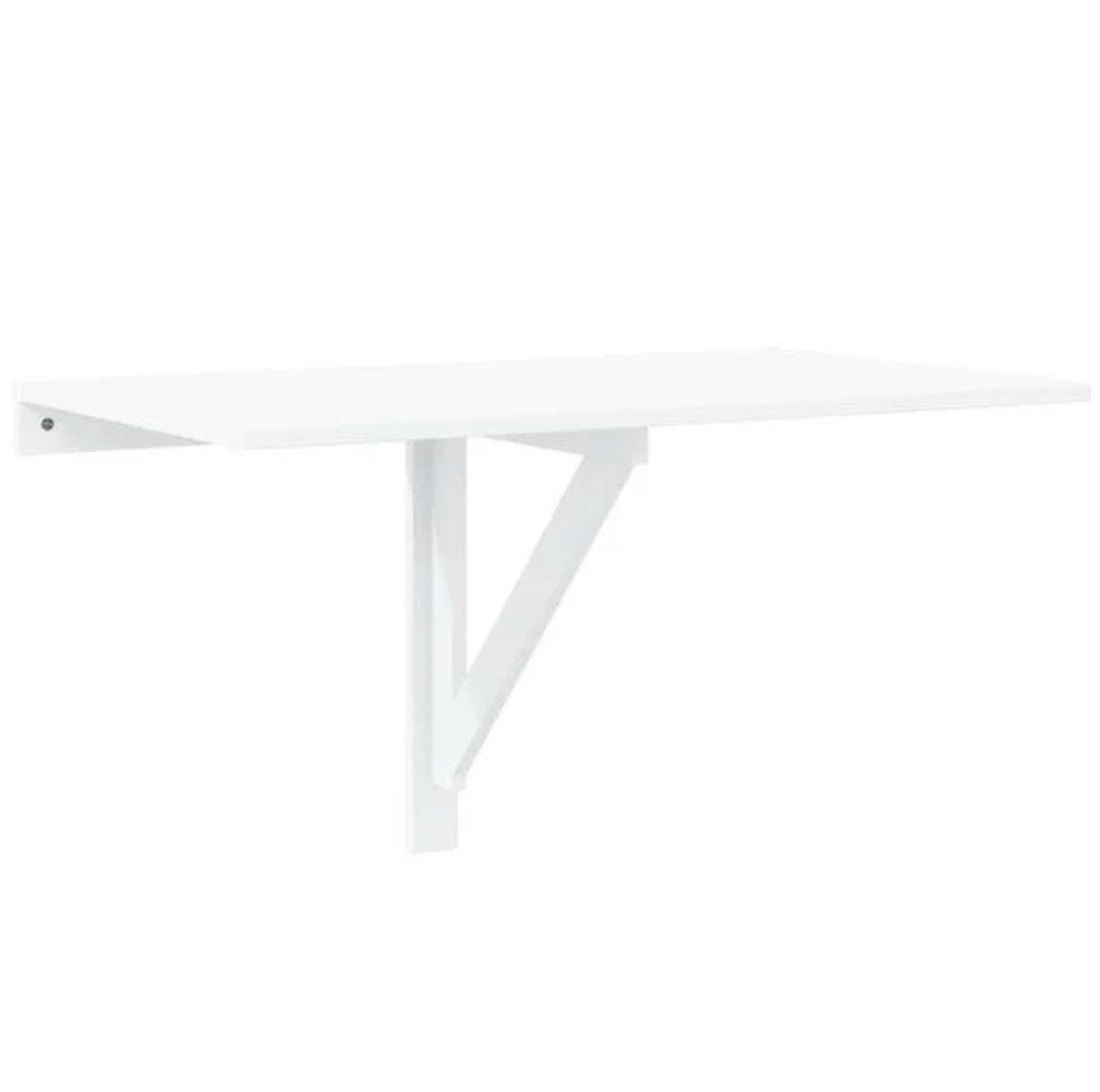 vidaXL Wandtafel inklapbaar 100x60 cm wit, Huis en Inrichting, Tafels | Eettafels, Ophalen, 100 tot 150 cm, Tot twee personen