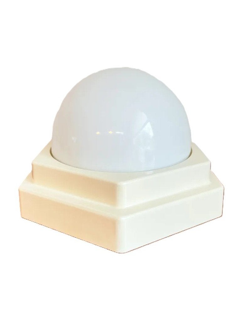 Vintage design Herda plafond lampen, Jaren 70, Huis en Inrichting, Vintage, Zo goed als nieuw, Wit, 22 cm