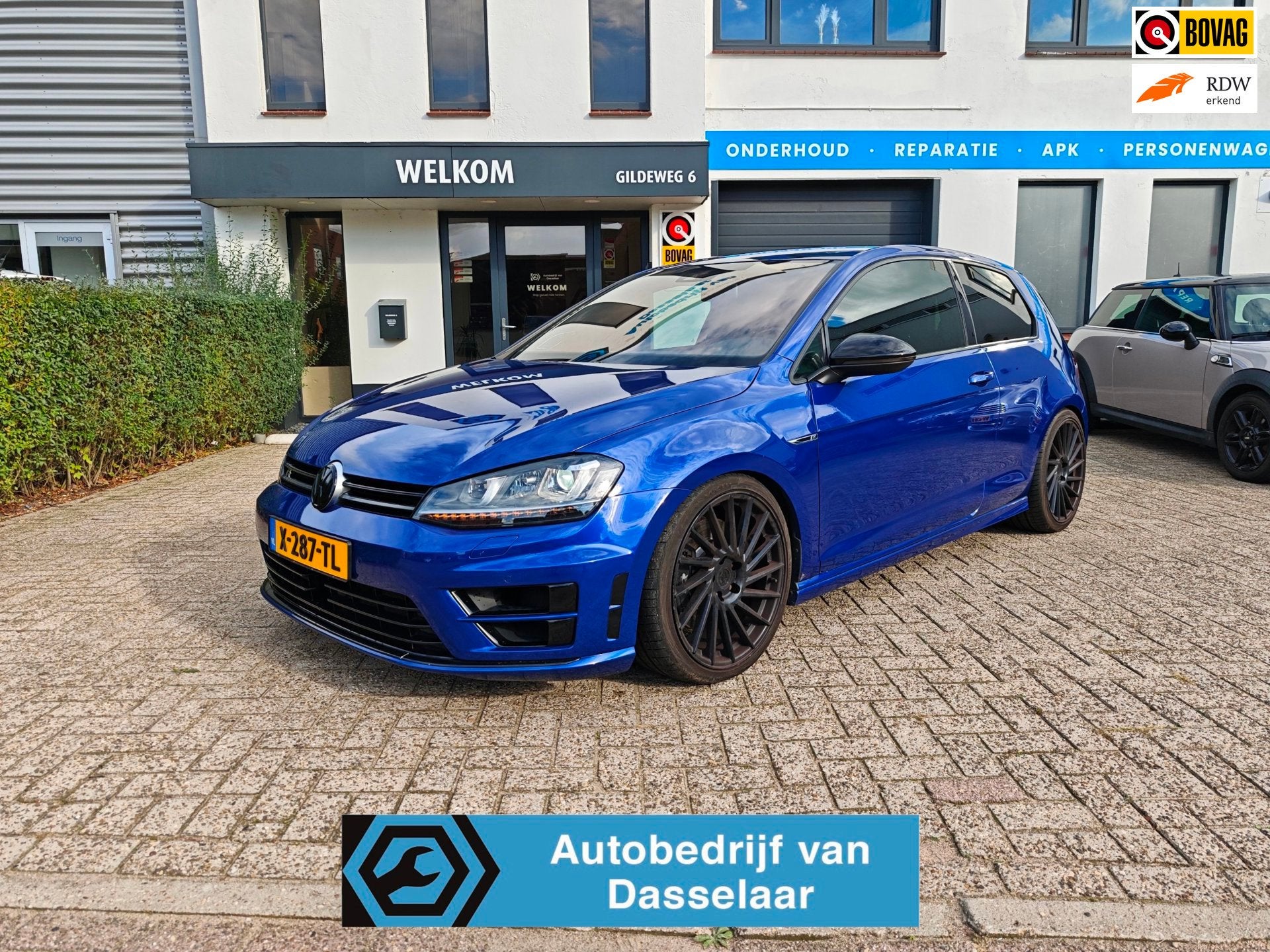 Volkswagen Golf 2.0 TSI R 4Motion /Adaptive cruise controle, Auto's, Gebruikt, 4 cilinders, 1984 cc, Blauw