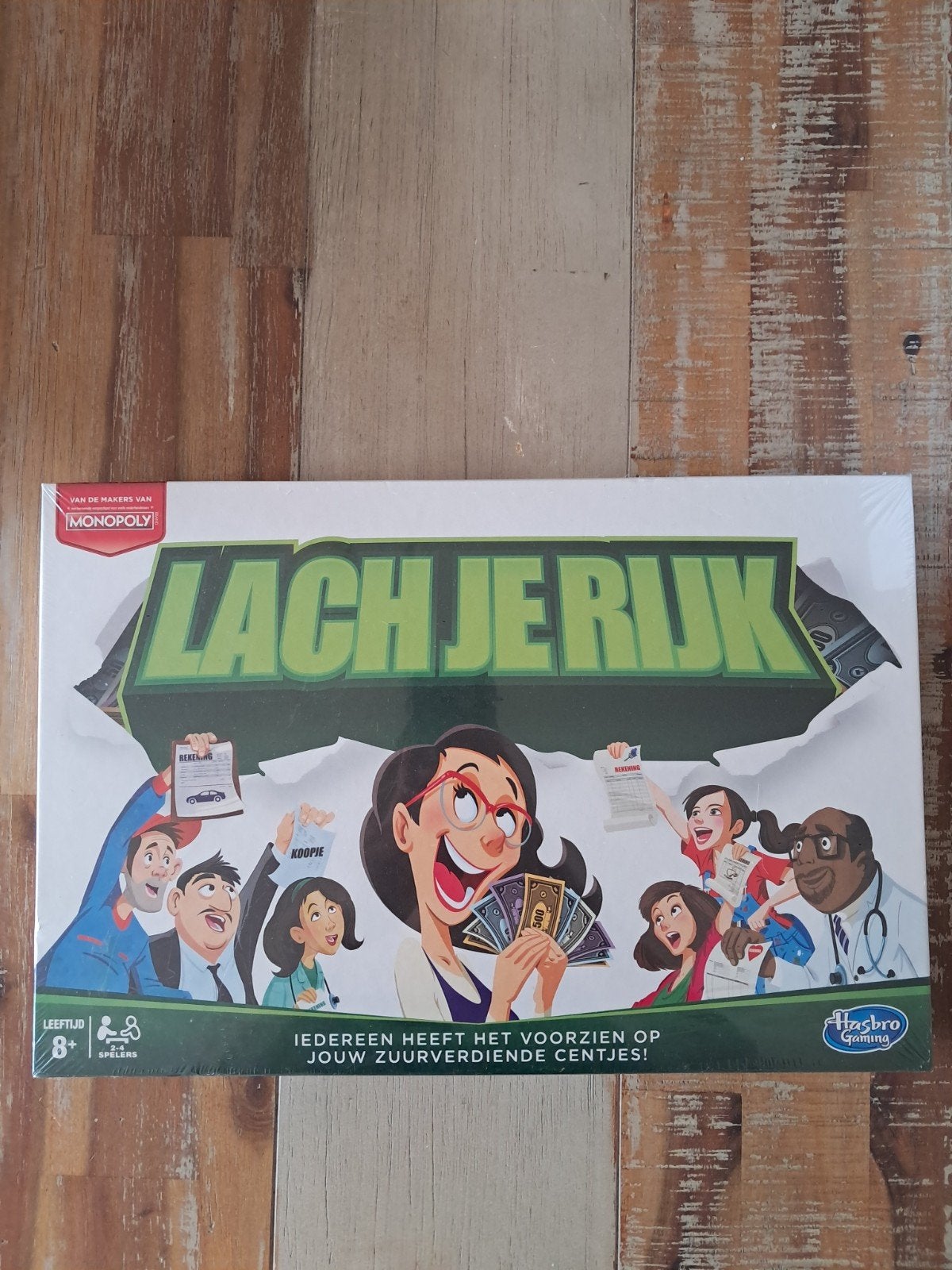 Hasbro lach je rijk, Een of twee spelers, Ophalen, Nieuw, Hasbro
