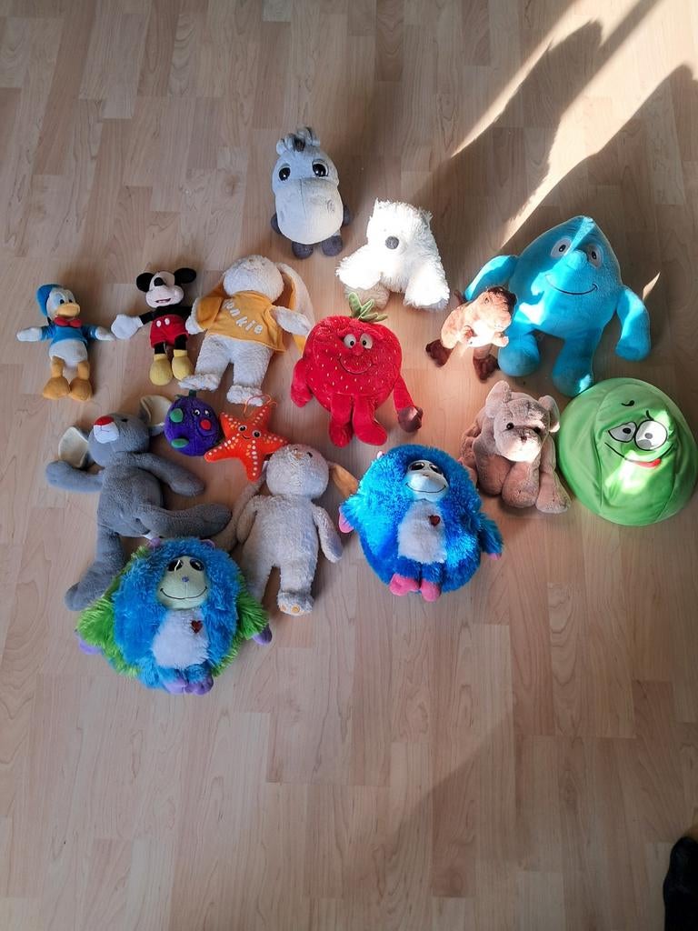 Diverse knuffels per stuk of alles in één koop, Ophalen of Verzenden, Zo goed als nieuw, Overige typen