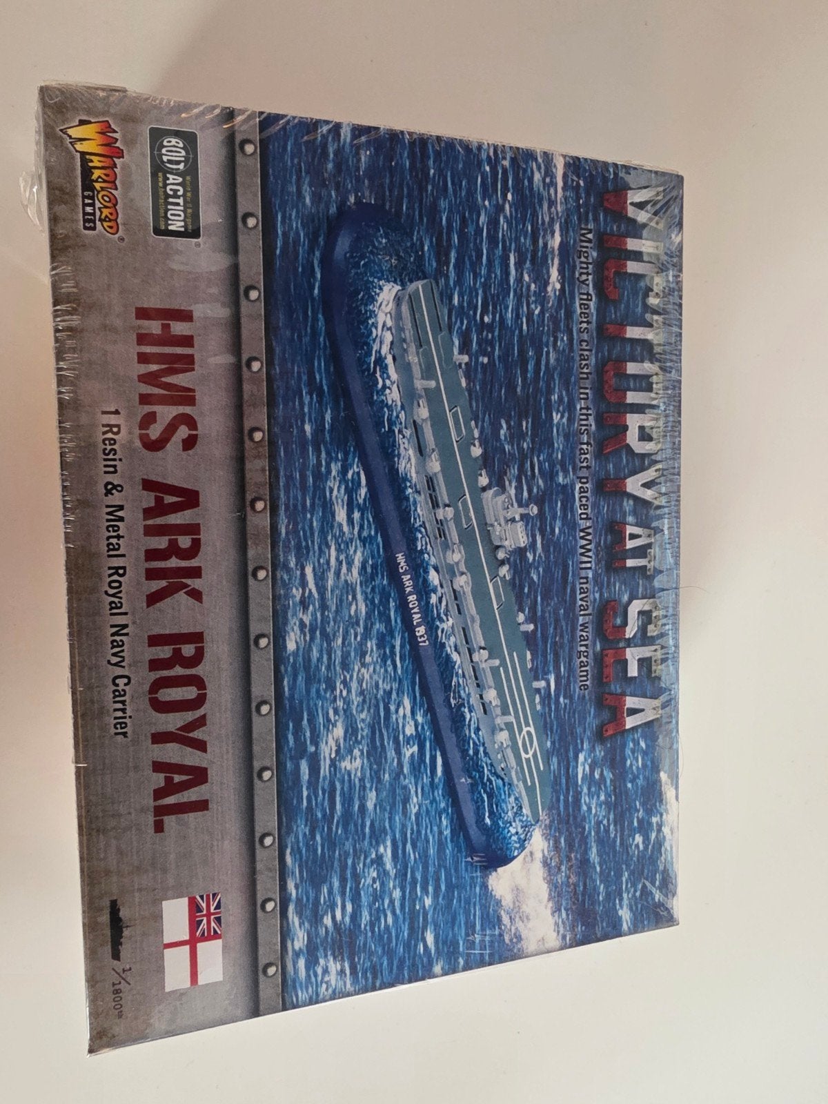 Warlord Games HMS Ark Royal 1:1800 Resin & Metal Model, Ophalen of Verzenden, Nieuw, 1:200 of kleiner, Overige merken