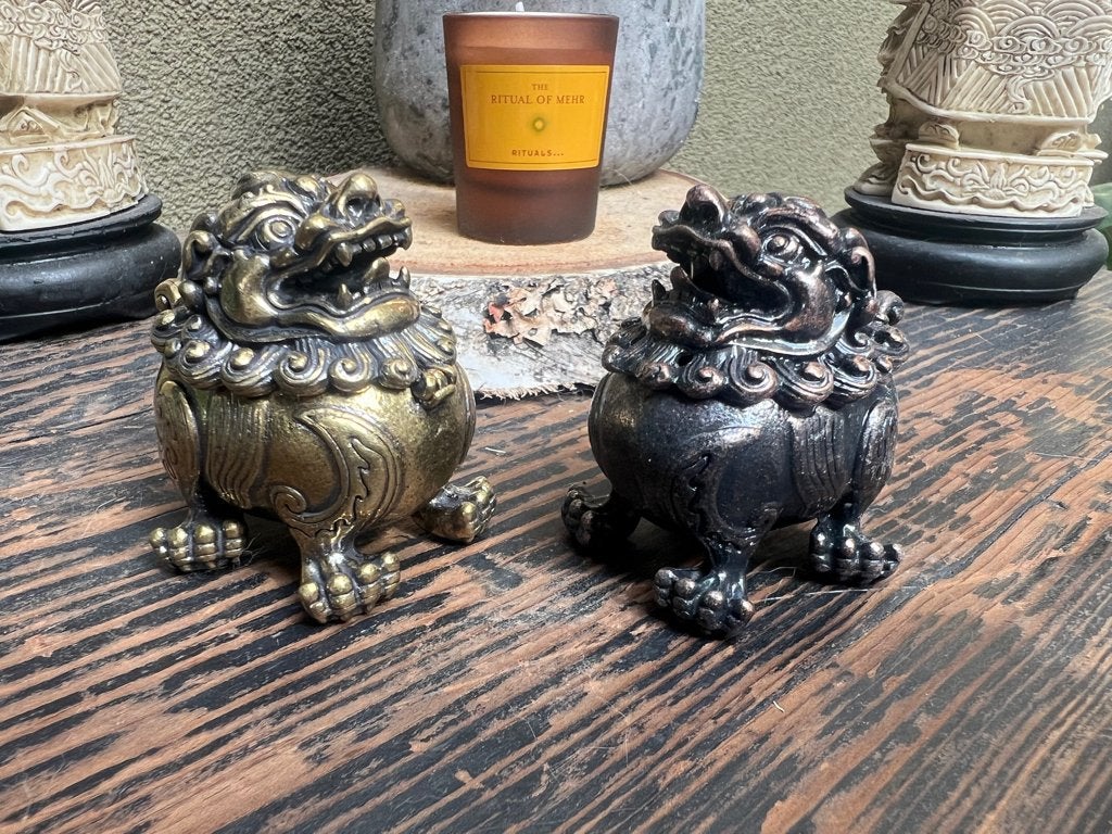 Chinese tempelleeuw wierookbrander chinees wierook brander, Verburgt Vintage, Geurverspreider, Meerkleurig, Overige merken
