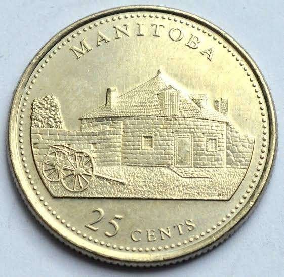 Canada - 25 cent 1992 - Manitoba - circulated, Verzenden, Noord-Amerika, Losse munt