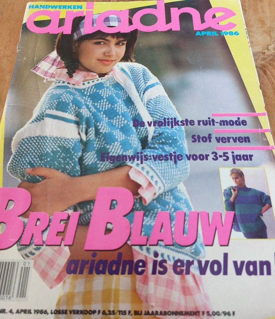 Ariadne Handwerken april 1986, Ophalen of Verzenden, Nieuw, Breien, Patroon of Boek
