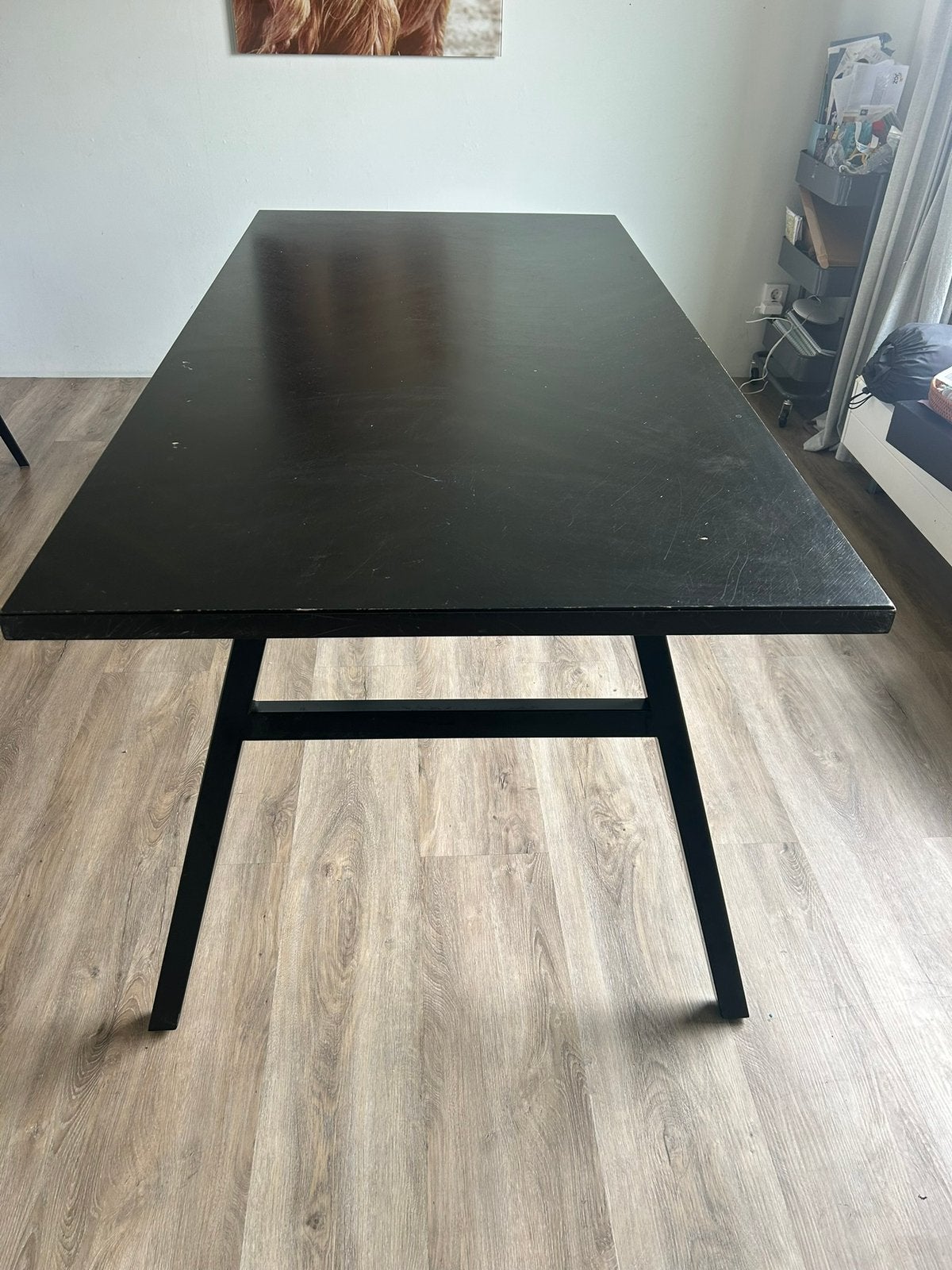 Eettafel Zuiver, Huis en Inrichting, Tafels | Eettafels, Ophalen, Zo goed als nieuw, Rechthoekig, 50 tot 100 cm