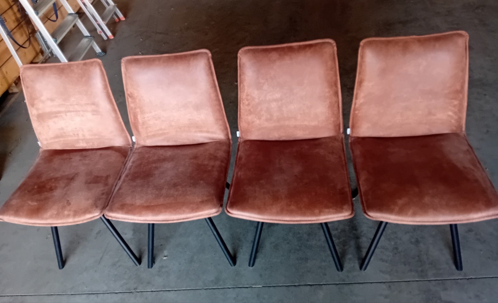 eetkamerstoelen 4 stuks, Huis en Inrichting, Ophalen, Gebruikt, Bruin, Vijf, Zes of meer stoelen