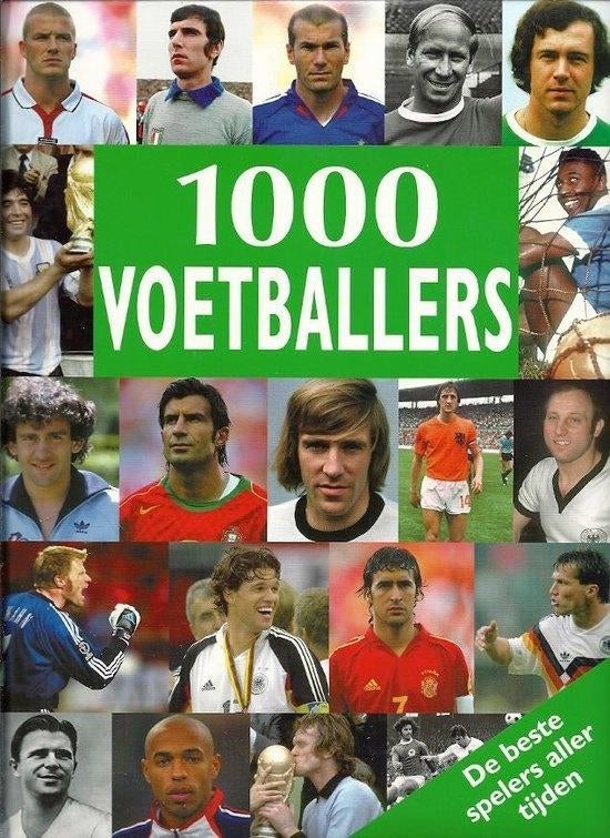 1000 voetballers, Ophalen of Verzenden, Zo goed als nieuw, Buitenlandse clubs, Boek of Tijdschrift