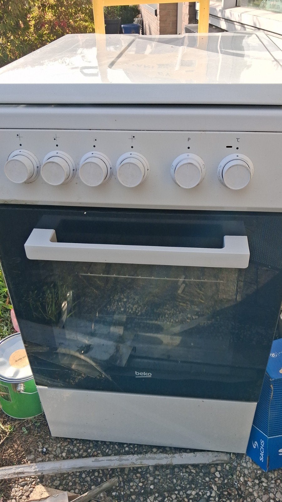 gasfornuis, Witgoed en Apparatuur, Ophalen, Gebruikt, 4 kookzones, Gas