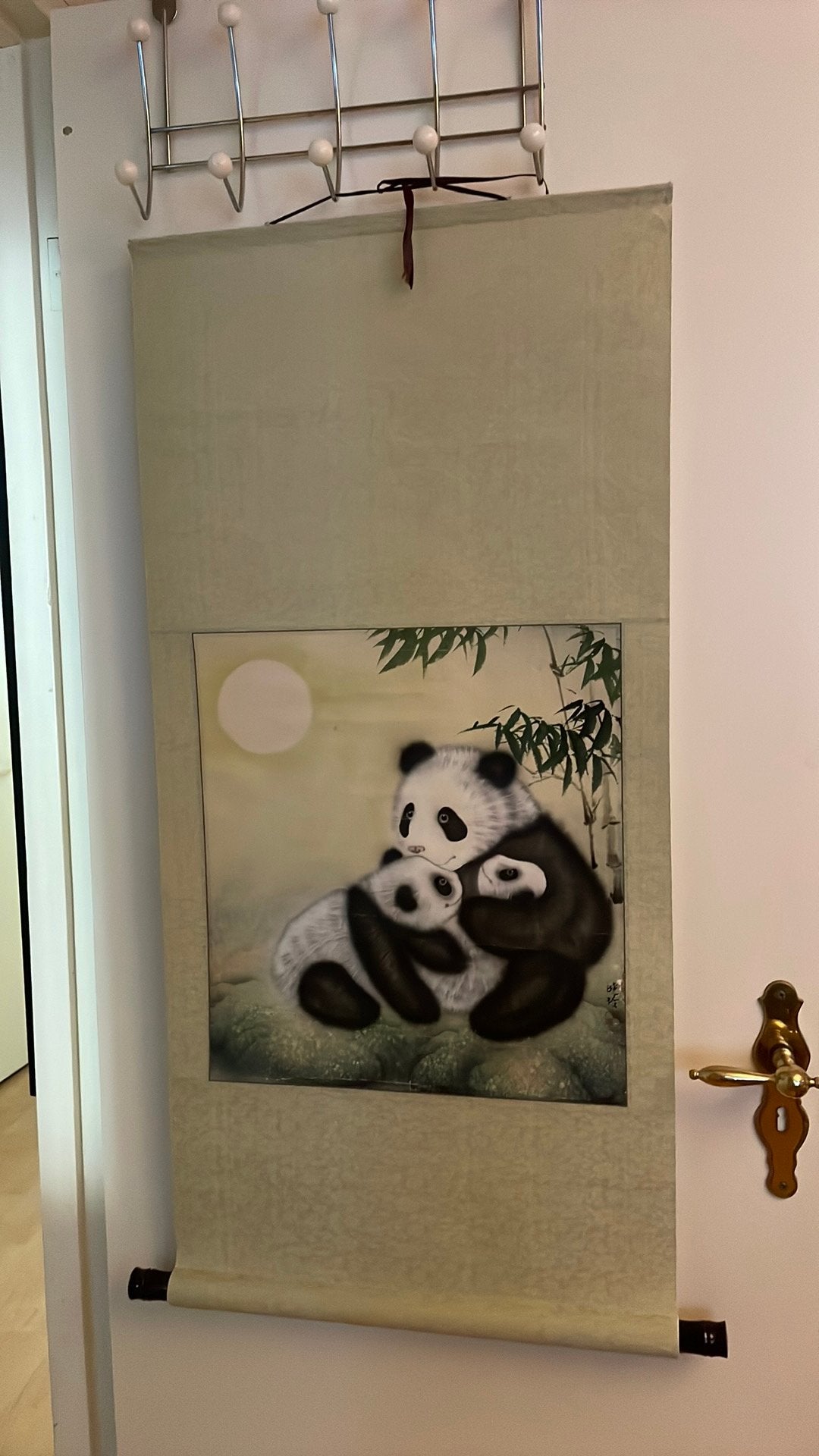 traditionele Chinese schildering op een rol, Ophalen