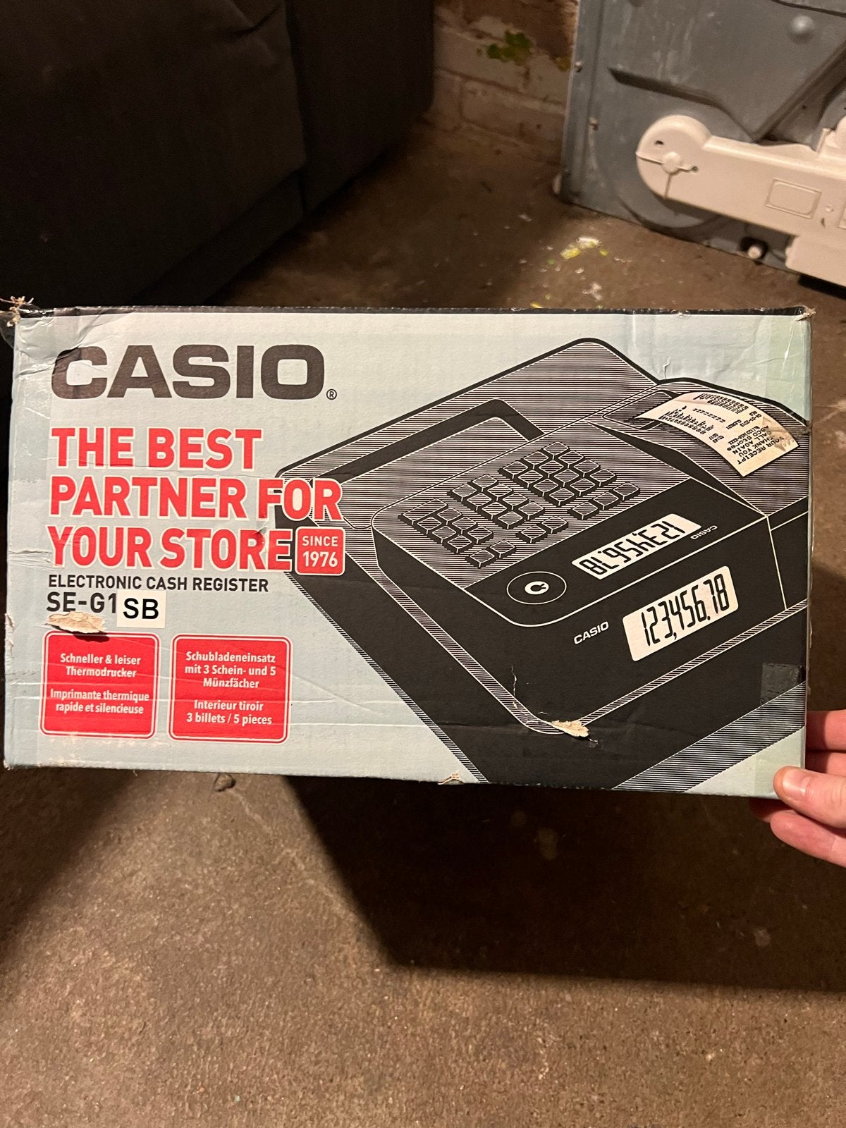 Casio SE-G1SB Elektronische Kassa - Nieuw in doos, Ophalen of Verzenden