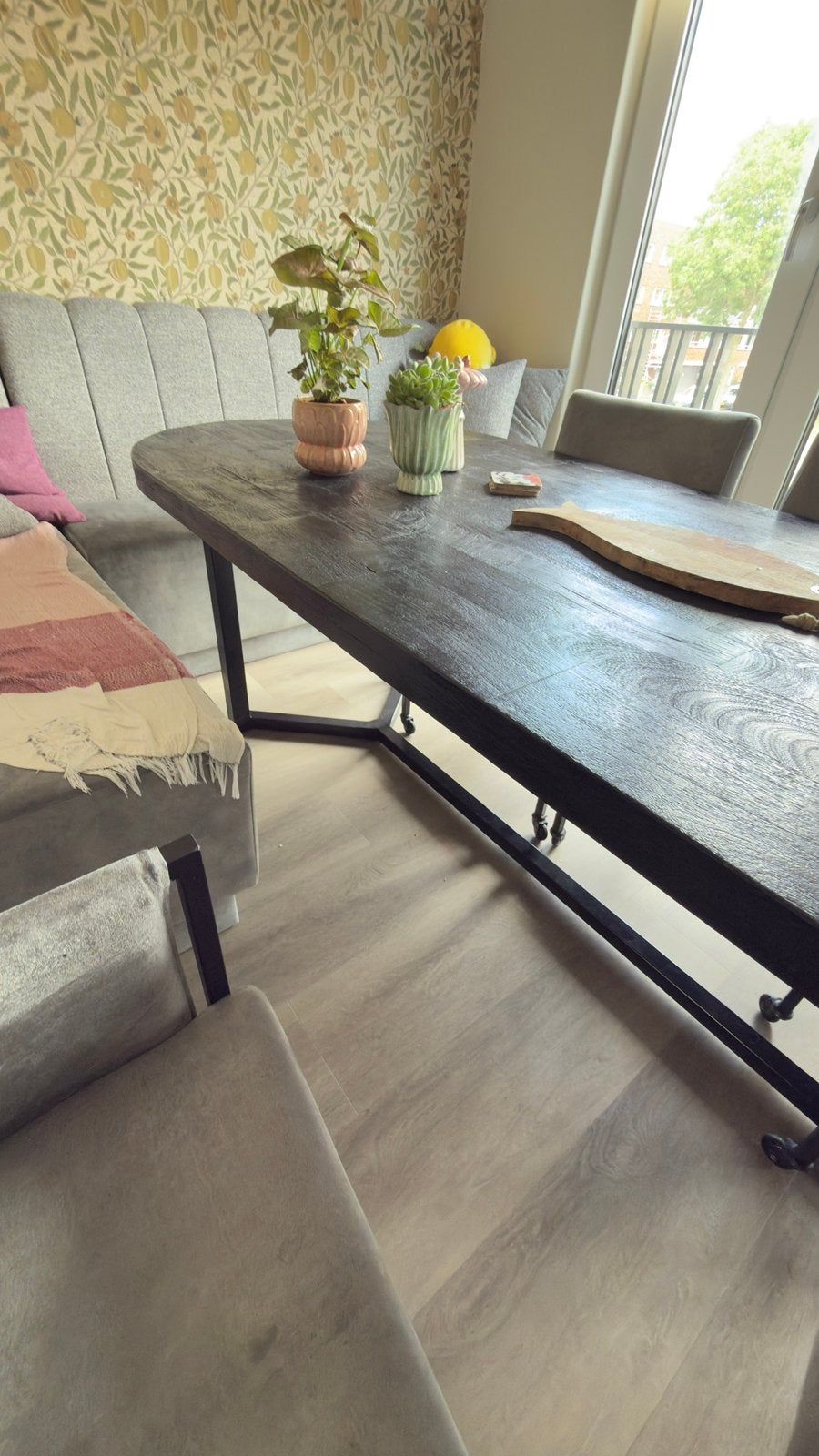 Eettafel 3 meter lang 1 meter breed, Huis en Inrichting, Tafels | Eettafels, Ophalen, 200 cm of meer, 50 tot 100 cm, Zo goed als nieuw