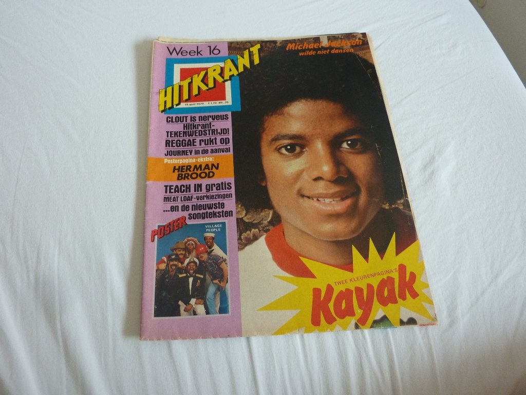 HITKRANT 1979- H BROOD-M JACKSON-VILLAGE PEOPLE-LUV-KISS, Verzenden, 1960 tot 1980, Tijdschrift
