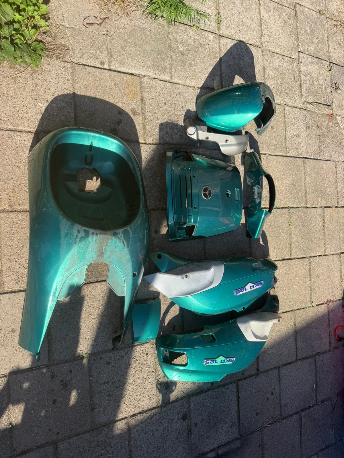 Piaggio skr kappenset 125cc 180cc, Ophalen of Verzenden, Zo goed als nieuw, Kap