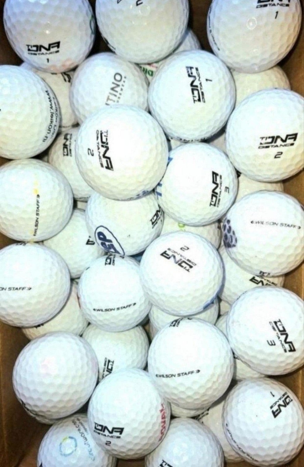 50 Wilson Staff Ti DNA distance golfballen, Ophalen of Verzenden, Bal(len)