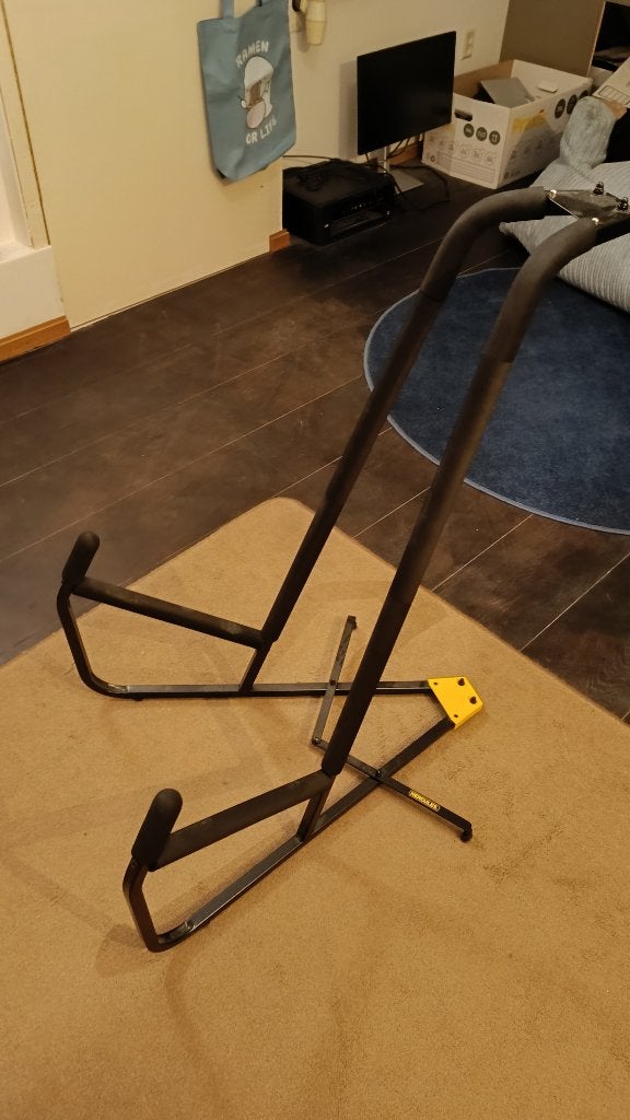Hercules Stands (Contra)bas standaard, Muziek en Instrumenten, Standaards, Ophalen, Zo goed als nieuw, Instrumentstandaard, Contrabas