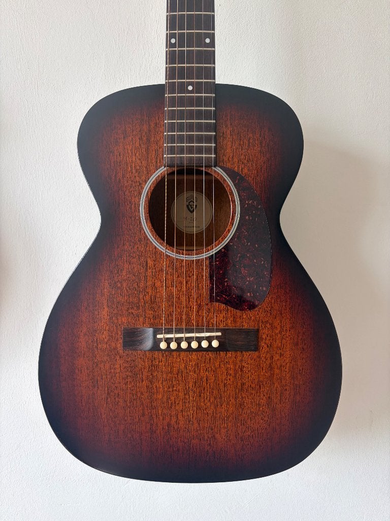 Guild M-20 Sunburst akoestische gitaar, Ophalen of Verzenden, Gebruikt, Western- of Steelstringgitaar, Met koffer