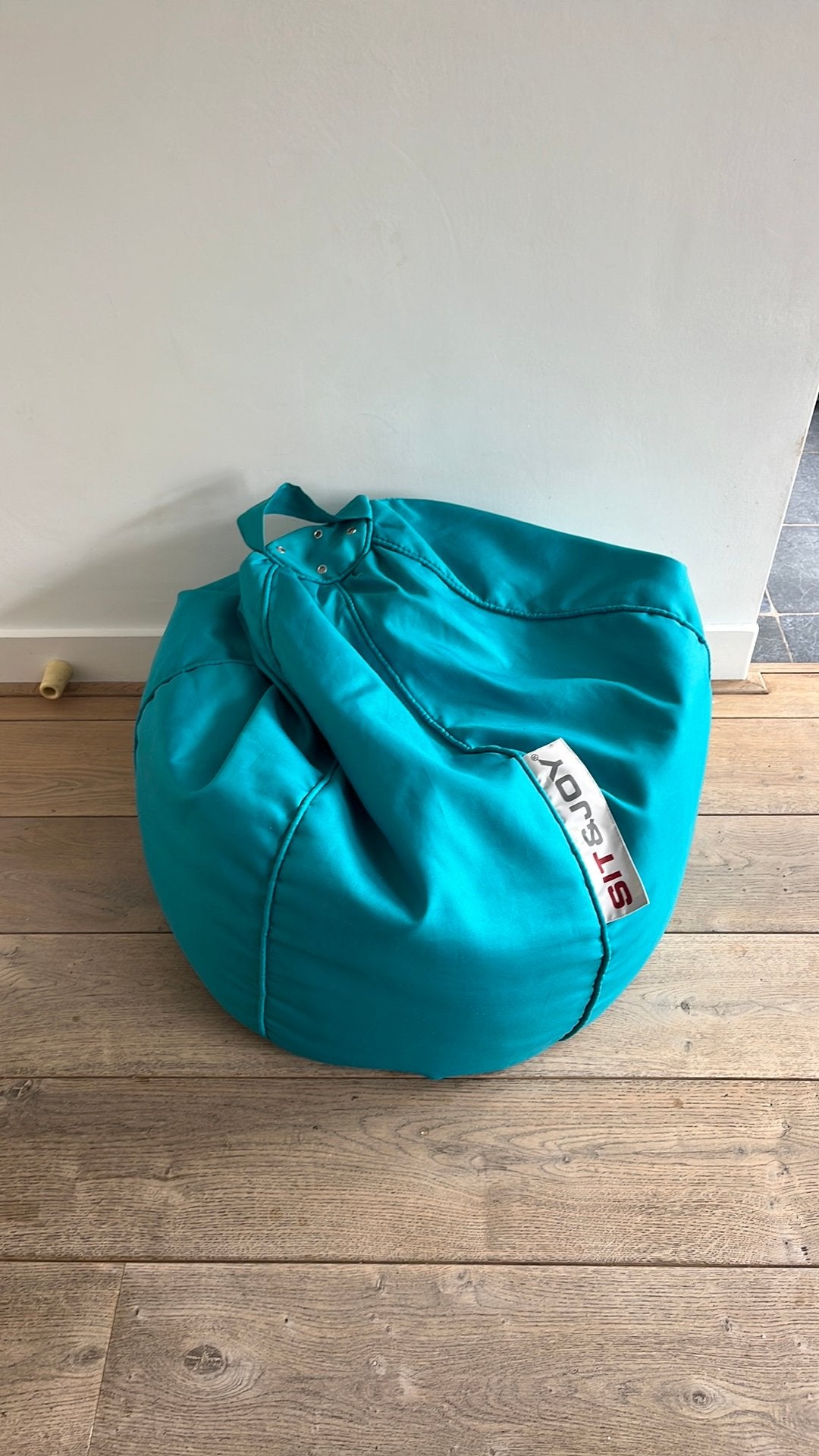 Turquoise zitzak van Sit @ Joy, Ophalen, Gebruikt, Blauw