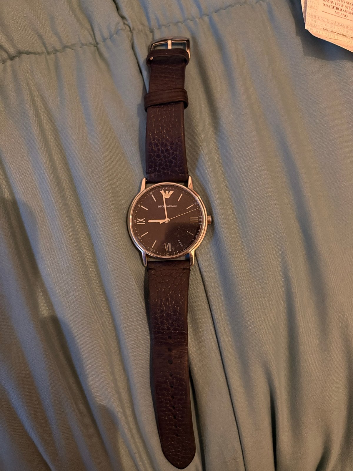 Emporio Armani Horloge - Klassiek Heren Polshorloge, Staal, Polshorloge, Ophalen, Overige merken