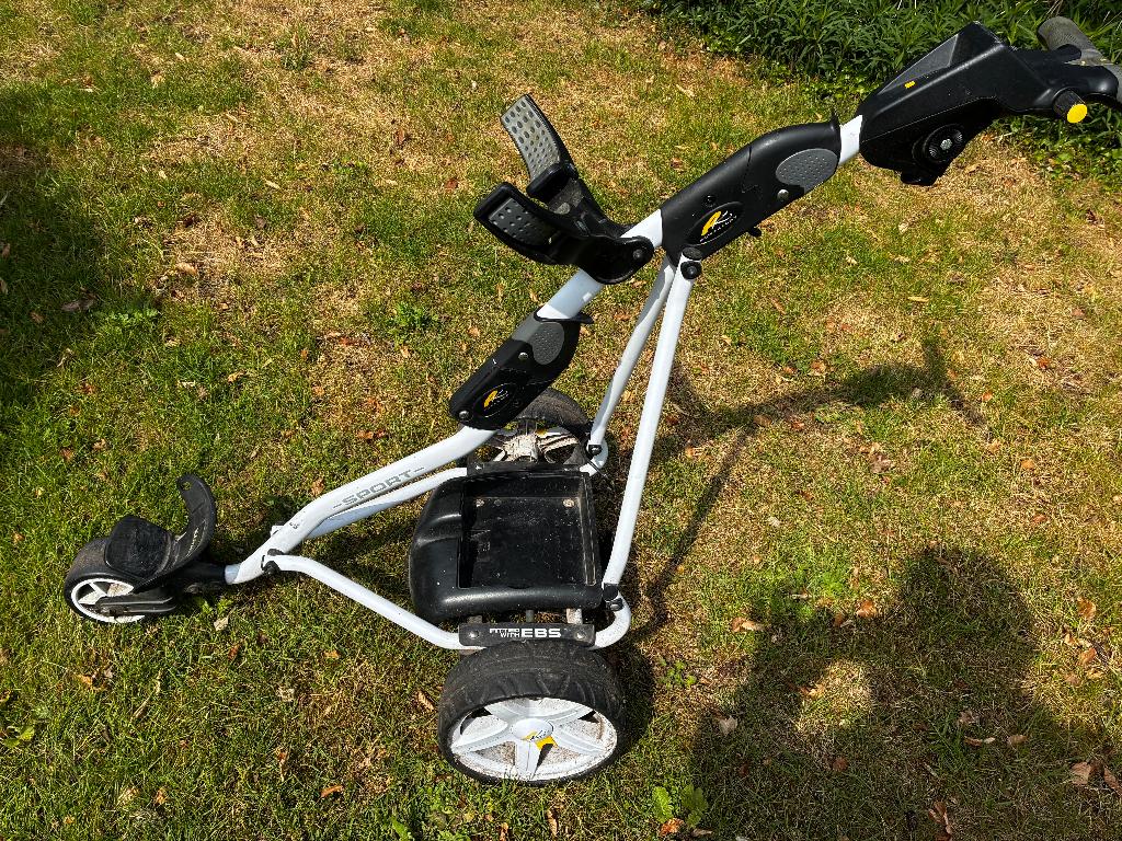Powecaddy golfkar te repareren of voor onderdelen, Ophalen, Gebruikt, Golfkar, Overige merken
