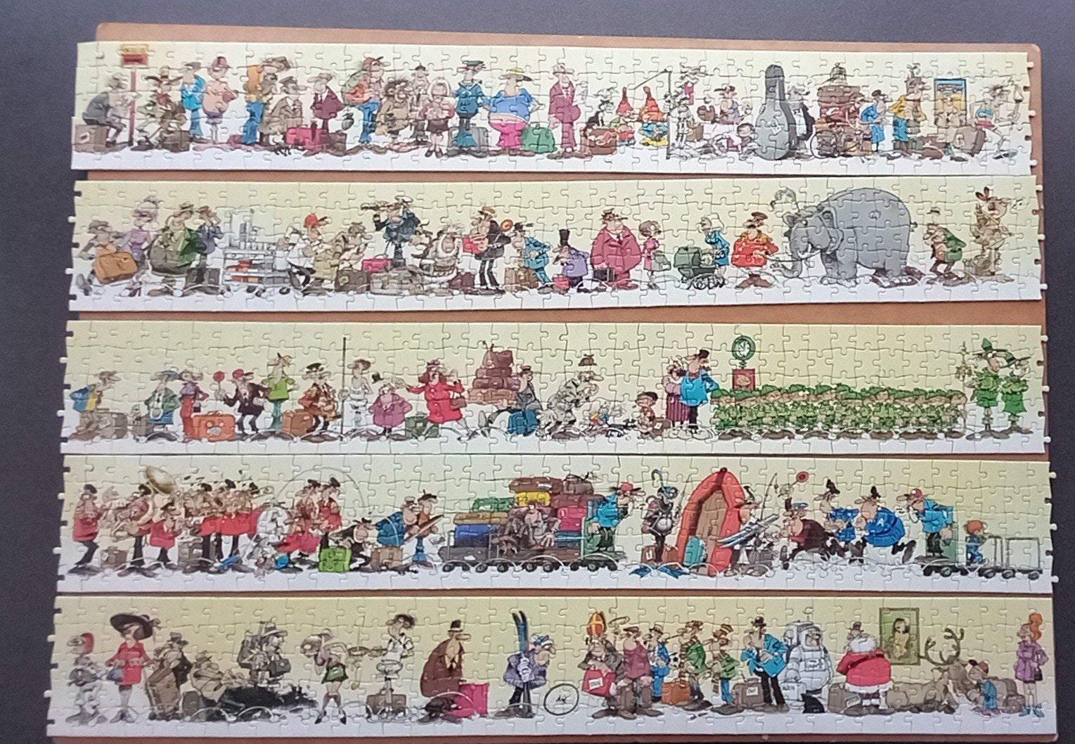 De langste van Haasteren puzzel, 3,75 meter, 1000 stukjes
