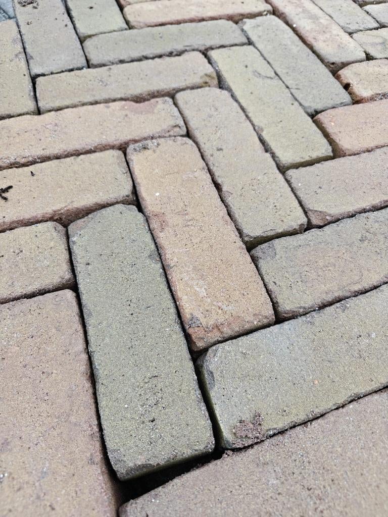 Brons wasserstrich getrommelde Dikformaten D1, Tuin en Terras, Tegels en Klinkers, Ophalen, Overige materialen, Klinkers, Nieuw