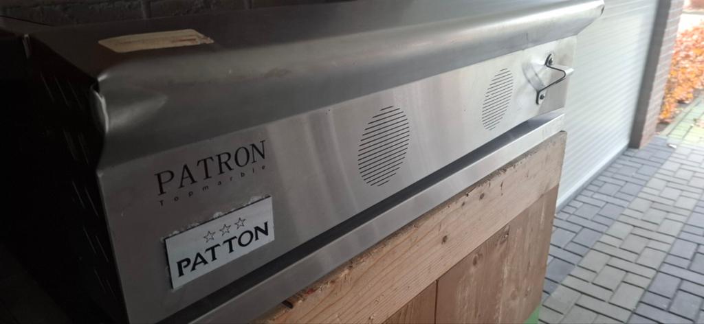 Patton buitenkeuken met spoelbak en kookplaat, Ophalen of Verzenden, Gebruikt, Patton