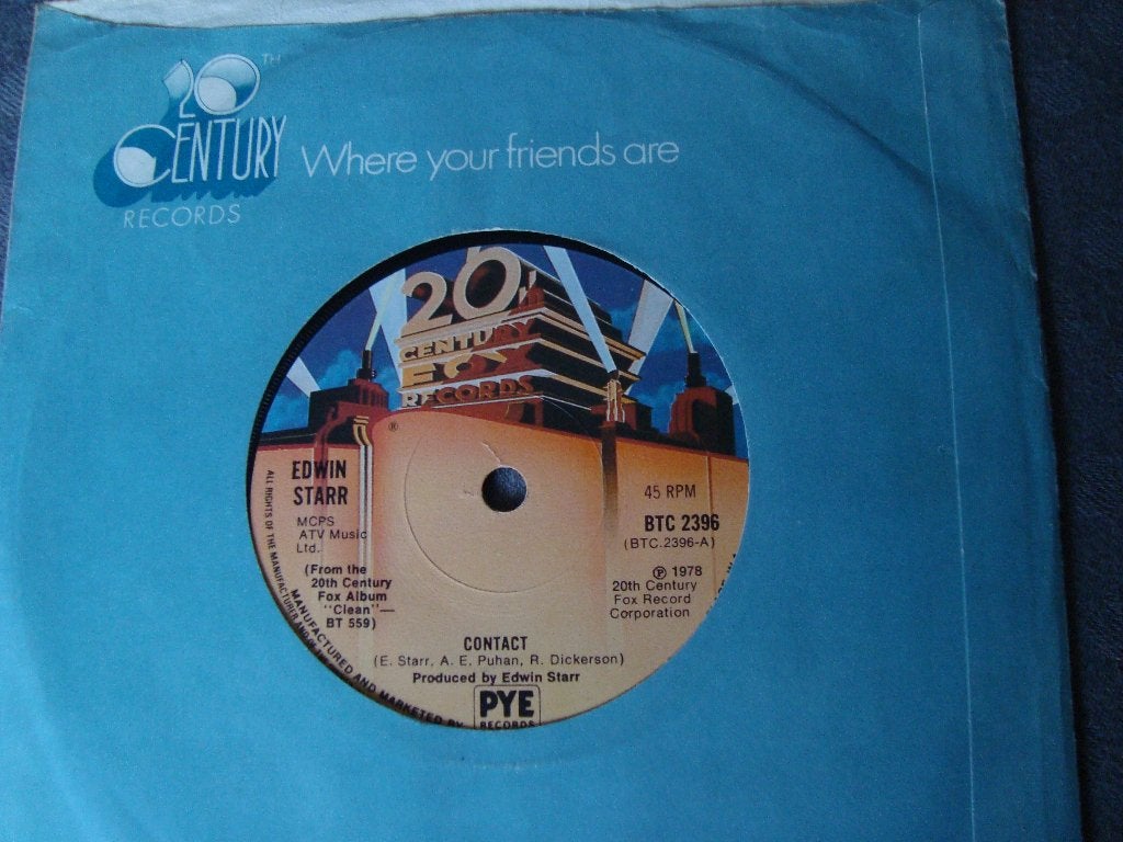 Edwin starr edwin starr - contact, Ophalen of Verzenden, Zo goed als nieuw, Pop, Single