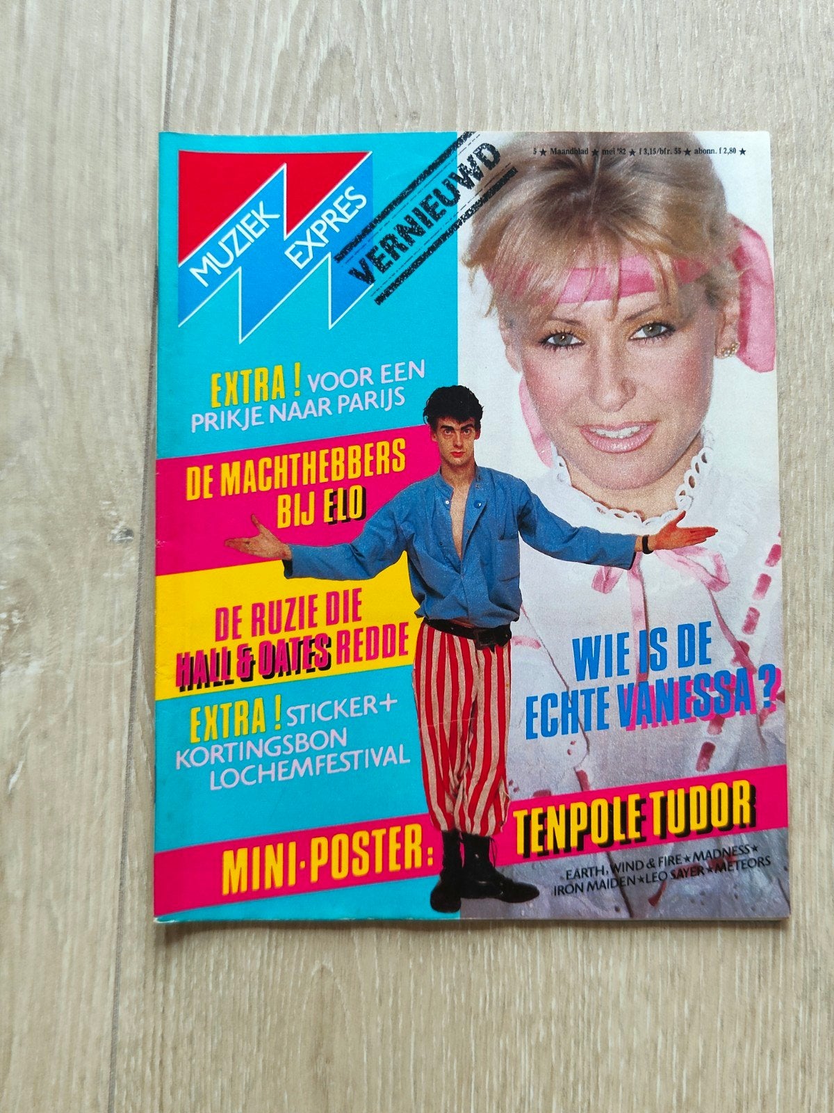 Muziek Expres mei 1982, Verzamelen, Tijdschriften, Kranten en Knipsels, Ophalen of Verzenden, 1980 tot heden, Nederland, Tijdschrift