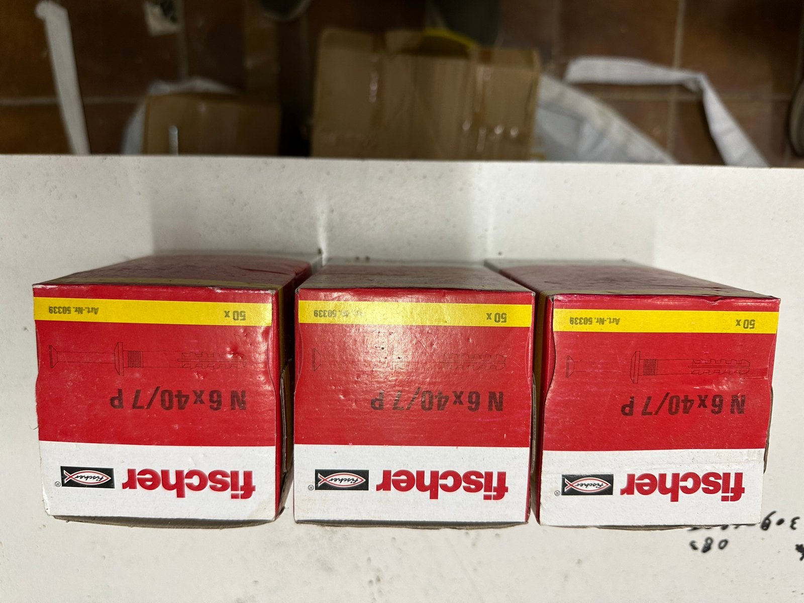 Diverse Fischer en Mungo pluggen en schroeven, Ophalen, Zo goed als nieuw, 100 tot 250 mm, Overige typen