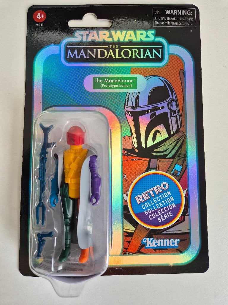 Star Wars Retro Collection Proto The Mandalorian Red Head, Verzamelen, Ophalen of Verzenden, Nieuw, Actiefiguurtje